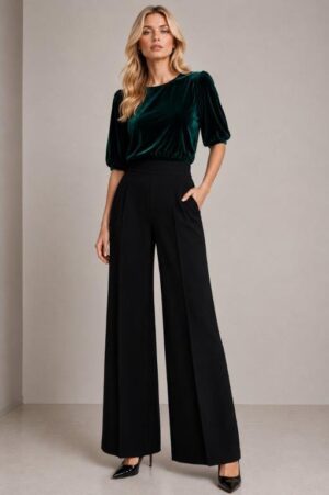 Luxury velvet top