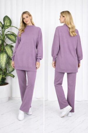 top and pants knit set