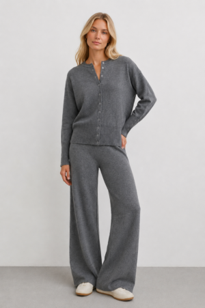 Luxury top and pants knit set